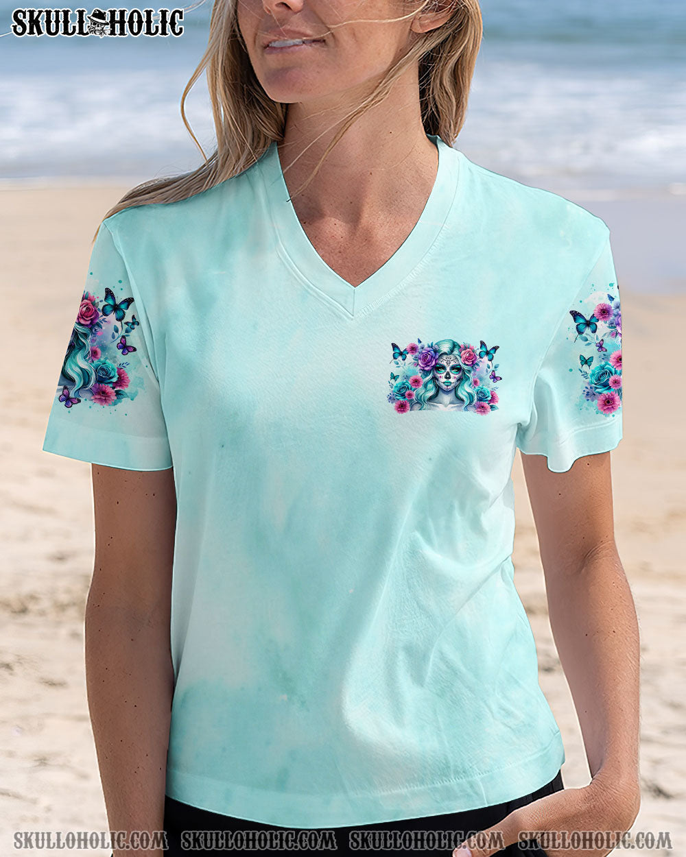THE GOOD GIRL IN ME GOT TIRED SKULL LADY ALL OVER PRINT  - TLTR2603252