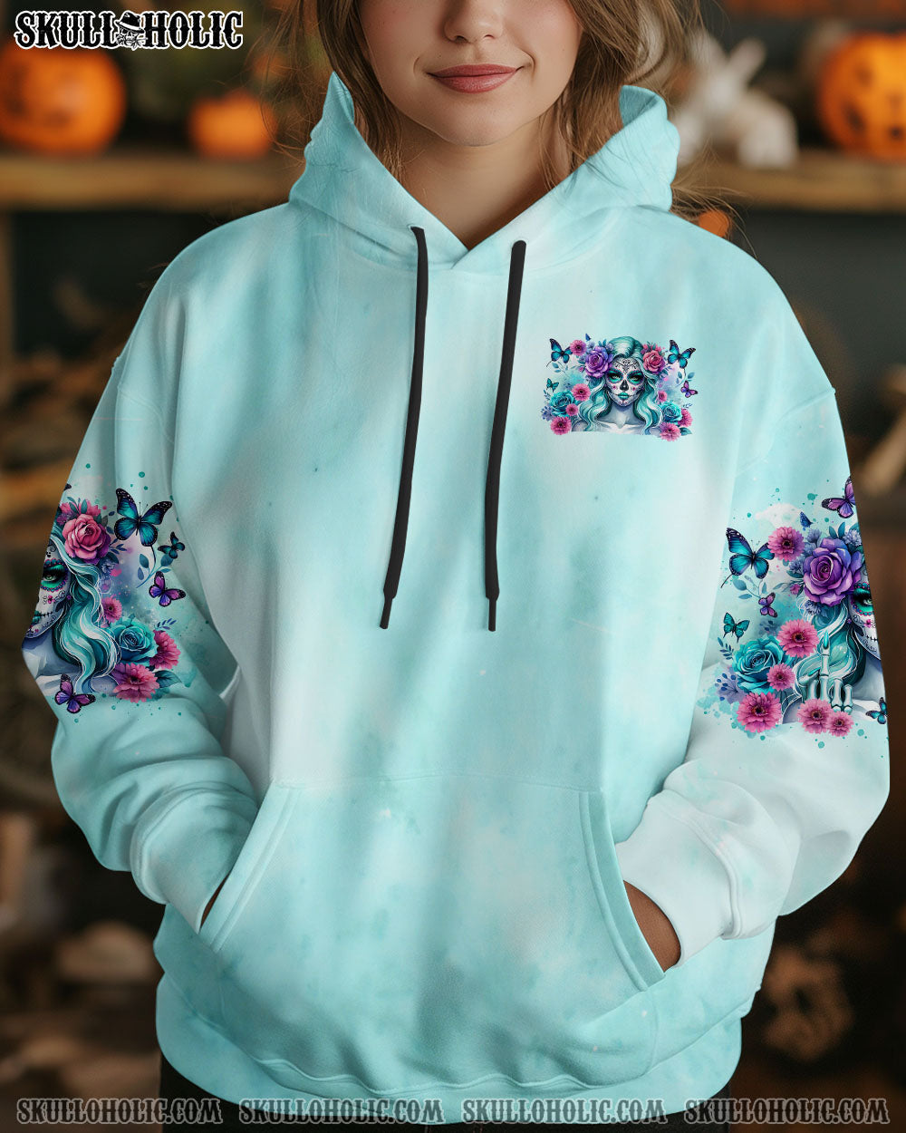 THE GOOD GIRL IN ME GOT TIRED SKULL LADY ALL OVER PRINT  - TLTR2603252