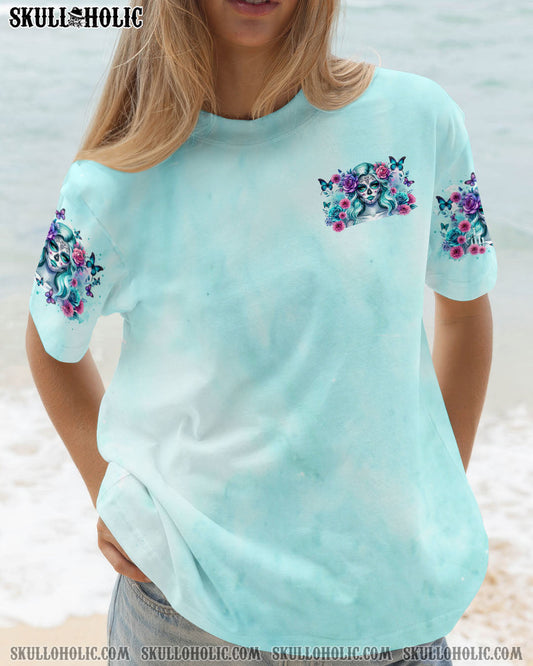 THE GOOD GIRL IN ME GOT TIRED SKULL LADY ALL OVER PRINT  - TLTR2603252