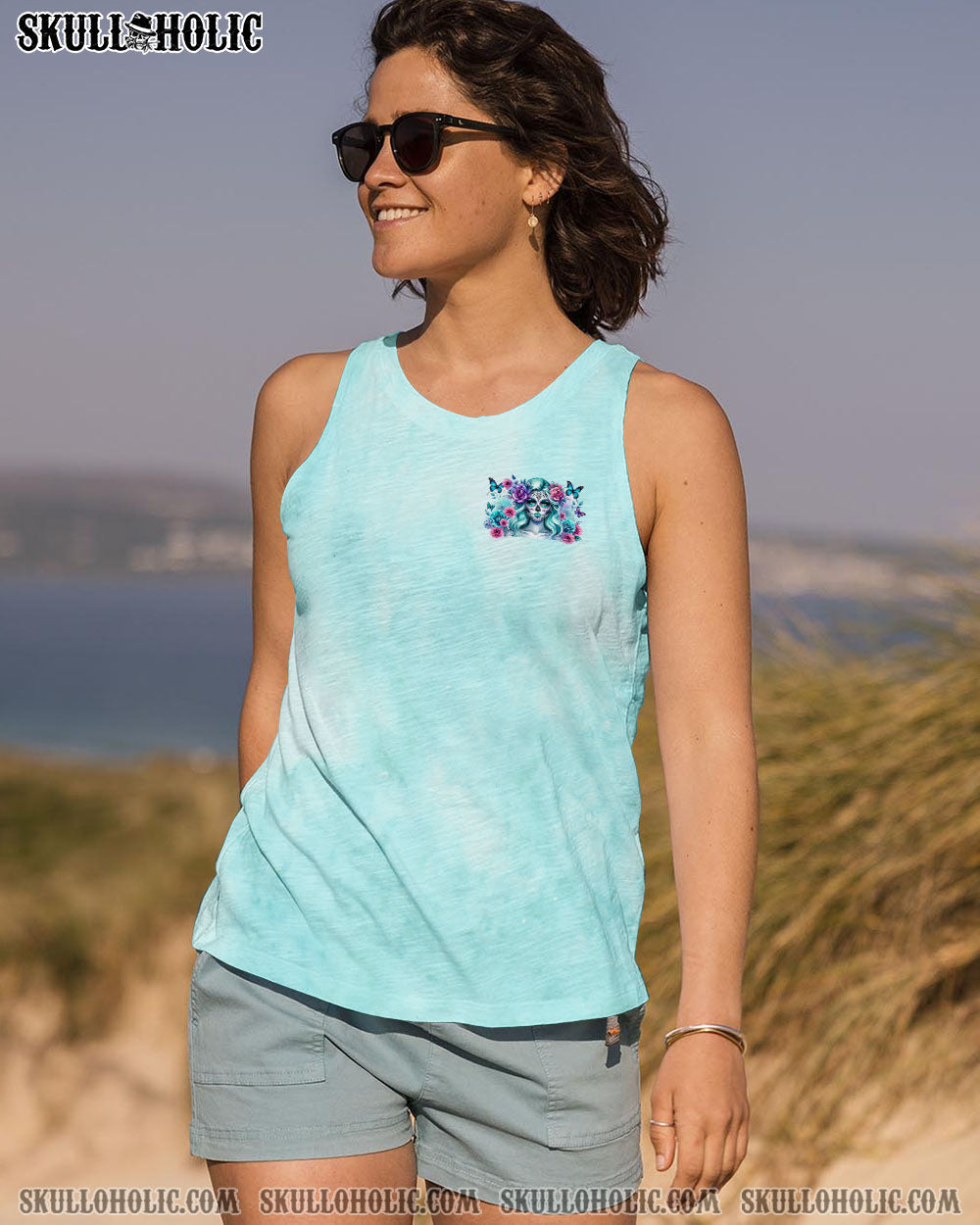 THE GOOD GIRL IN ME GOT TIRED SKULL LADY ALL OVER PRINT  - TLTR2603252