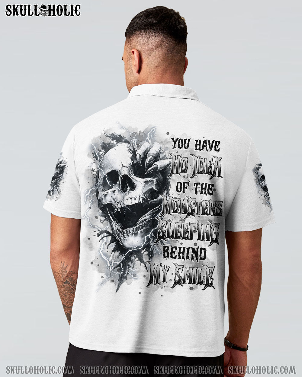 THE MONSTERS SLEEPING BEHIND MY SMILE SKULL ALL OVER PRINT  - TLTR2603253
