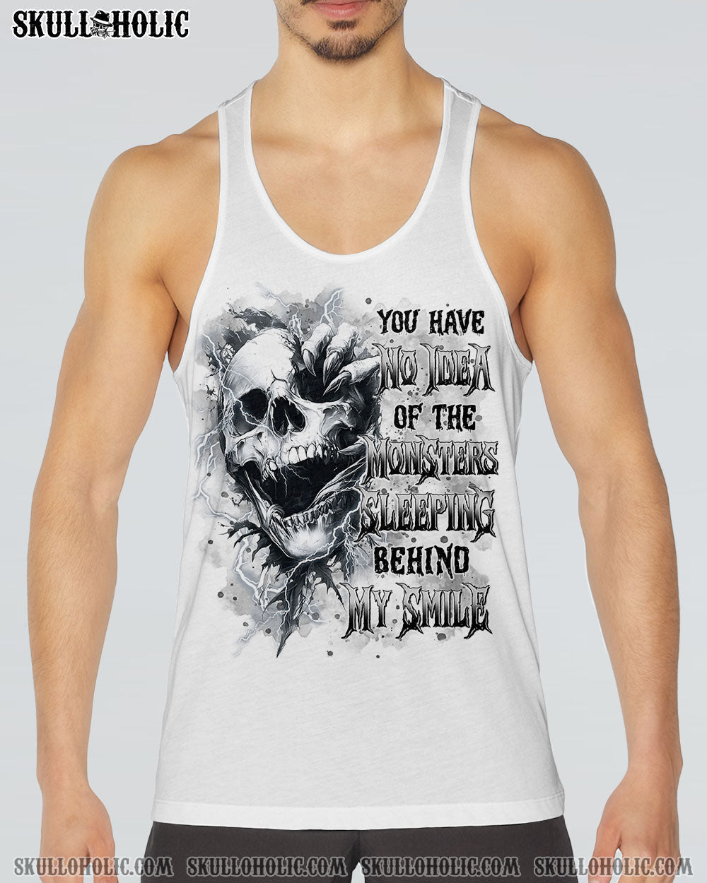 THE MONSTERS SLEEPING BEHIND MY SMILE SKULL ALL OVER PRINT  - TLTR2603253
