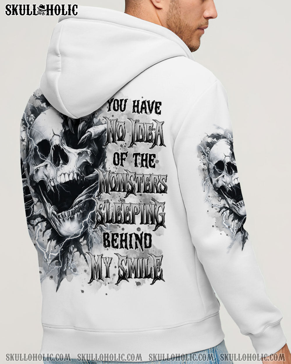 THE MONSTERS SLEEPING BEHIND MY SMILE SKULL ALL OVER PRINT  - TLTR2603253