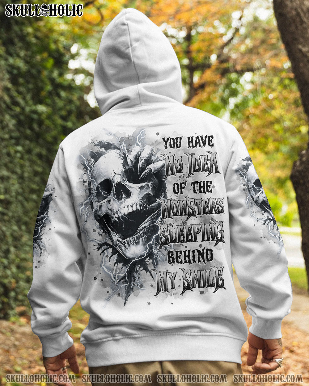 THE MONSTERS SLEEPING BEHIND MY SMILE SKULL ALL OVER PRINT  - TLTR2603253