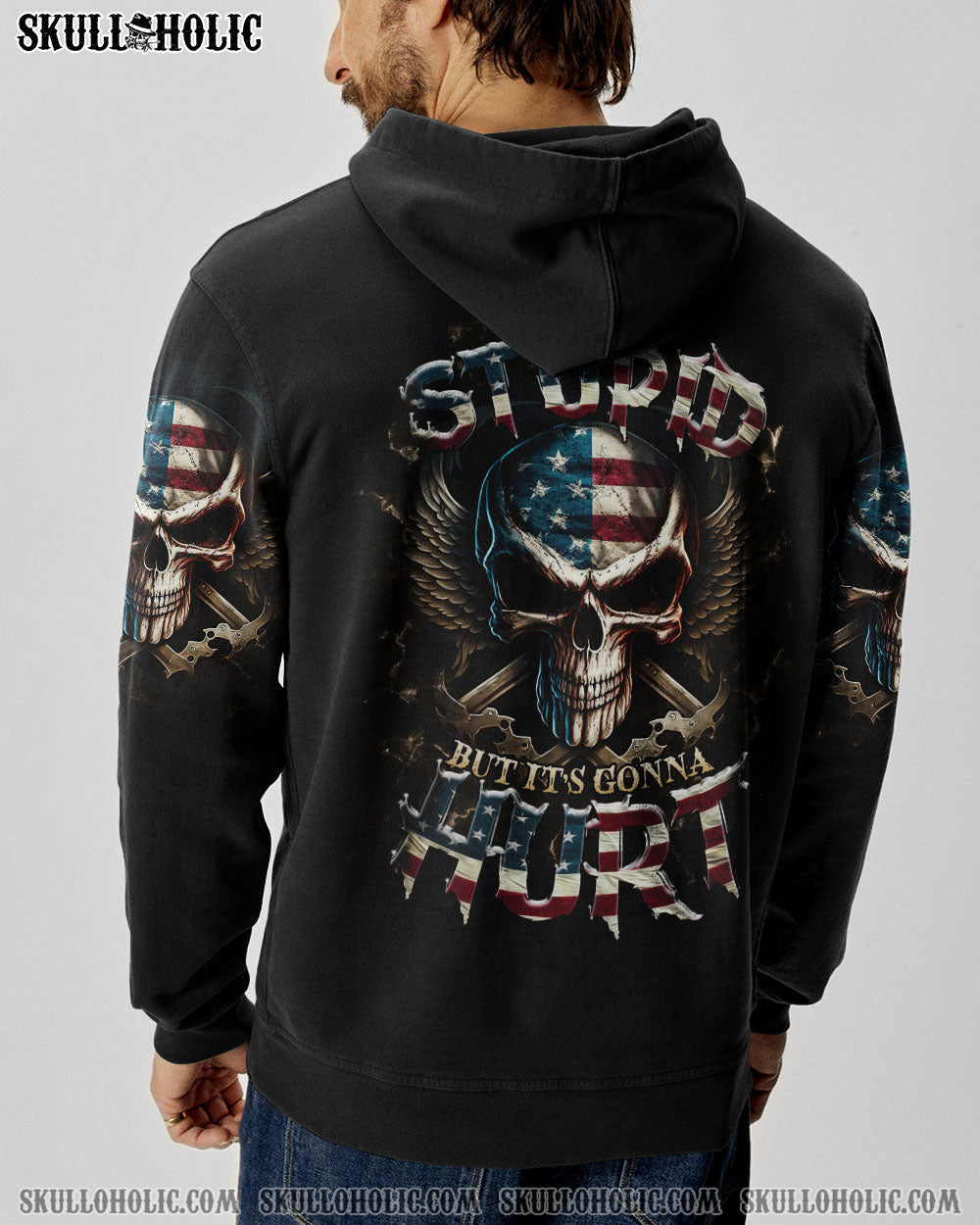 I CAN FIX STUPID BUT IT'S GONNA HURT SKULL ALL OVER PRINT - TLTR2609232