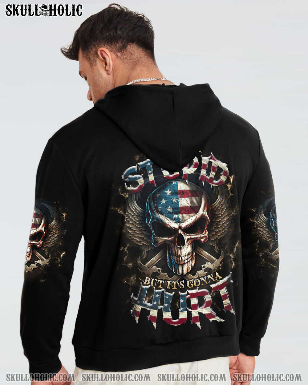 I CAN FIX STUPID BUT IT'S GONNA HURT SKULL ALL OVER PRINT - TLTR2609232