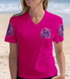 I DON'T CARE WHAT YOU THINK OF ME SKULL MESSY BUN ALL OVER PRINT - TLTR2702251