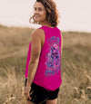 I DON'T CARE WHAT YOU THINK OF ME SKULL MESSY BUN ALL OVER PRINT - TLTR2702251