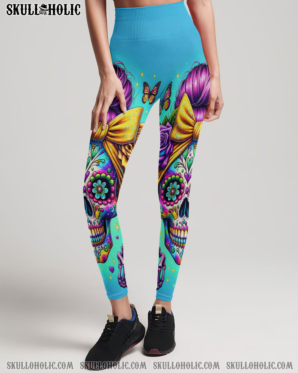 THE GOOD GIRL IN ME SUGAR SKULL ROSE ALL OVER PRINT - TLTR2911235