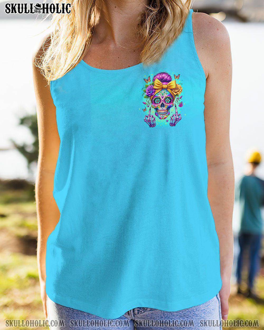 THE GOOD GIRL IN ME SUGAR SKULL ROSE ALL OVER PRINT - TLTR2911235