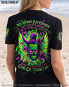 IT'S GOING TO BE ONE OF THOSE DAYS MESSY BUN SKULL ALL OVER PRINT  - TLTW0104253
