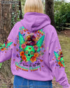 KARMA FAIRY SKULL MESSY BUN ALL OVER PRINT - TLTW0204251