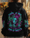 DON'T TRY TO FIGURE ME OUT SKULL HALF FACE ALL OVER PRINT - TLTW0204252