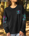 DON'T TRY TO FIGURE ME OUT SKULL HALF FACE ALL OVER PRINT - TLTW0204252