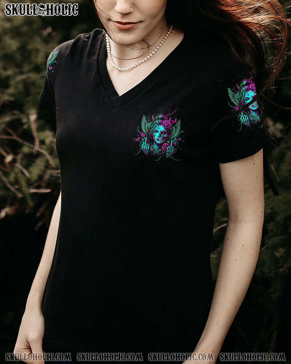 DON'T TRY TO FIGURE ME OUT SKULL HALF FACE ALL OVER PRINT - TLTW0204252