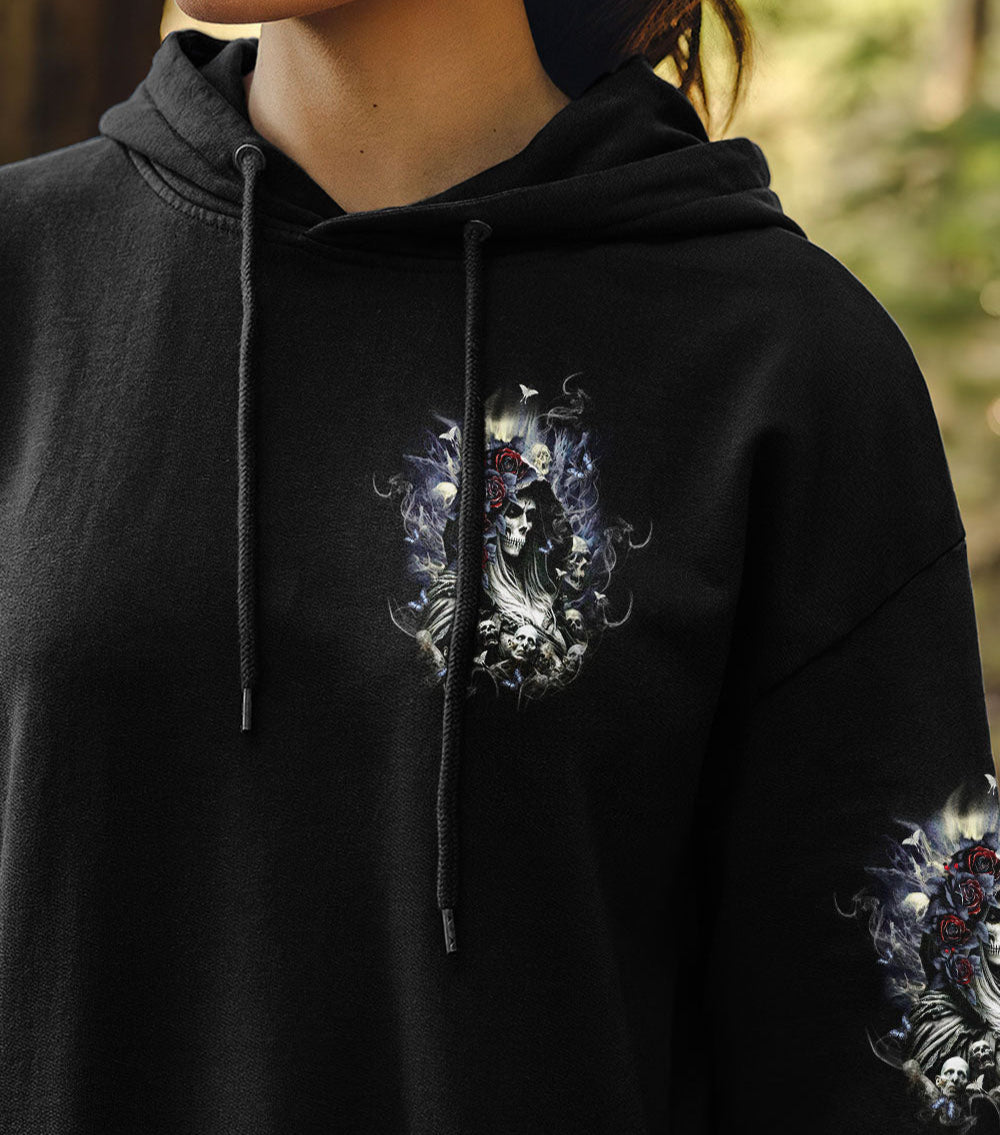 HOW HEARTLESS I CAN BE SKULL LADY ALL OVER PRINT - TLTW0303251