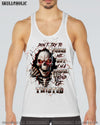 DON'T TRY TO FIGURE ME OUT SKULL ALL OVER PRINT - TLTW0508245
