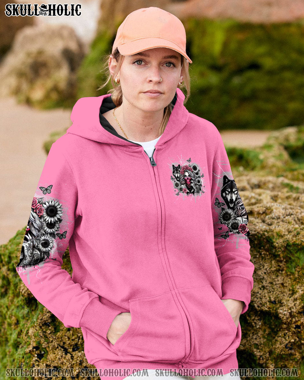 ASSUMING I WAS LIKE MOST GIRLS WOLF SKULL LADY ALL OVER PRINT - TLTW0804251