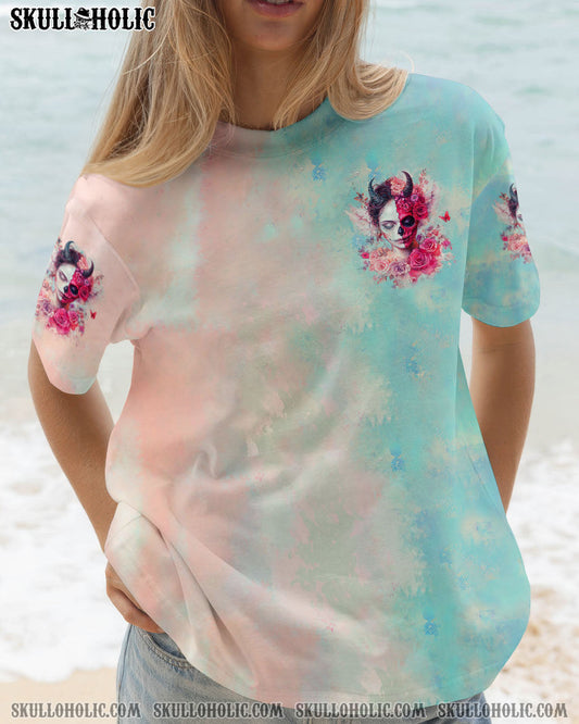 HOW HEARTLESS I CAN BE SKULL LADY ALL OVER PRINT -  TLTW1104251