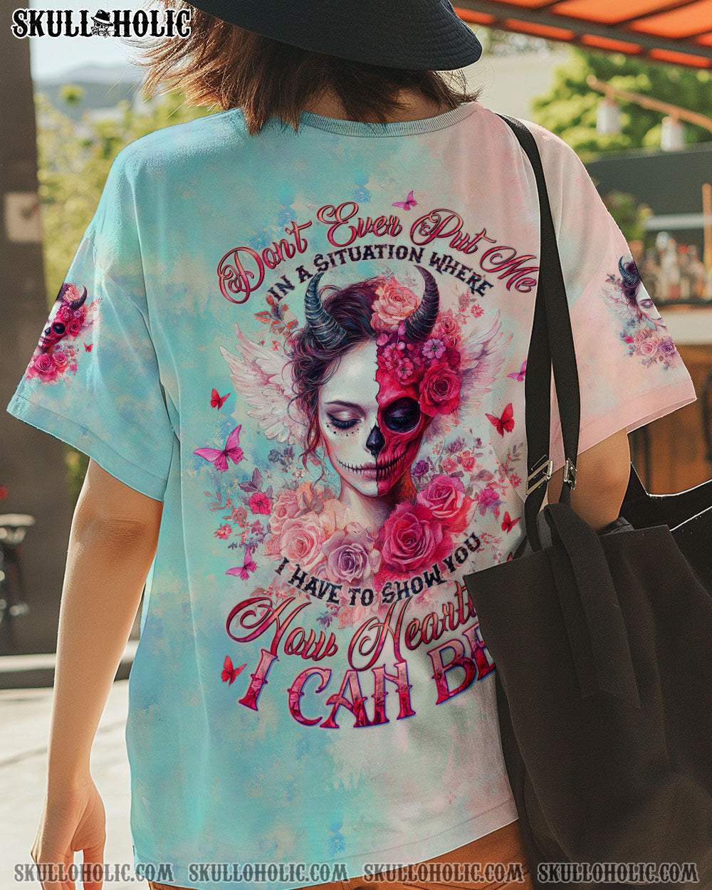 HOW HEARTLESS I CAN BE SKULL LADY ALL OVER PRINT -  TLTW1104251