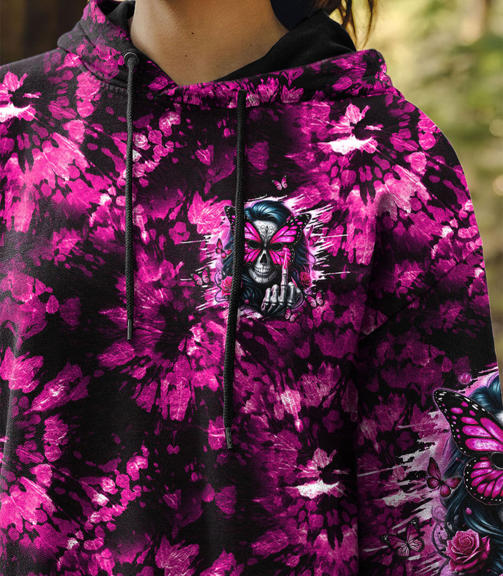 BUT DID YOU DIE MOM LIFE  SKULL LADY TIE DYE  ALL OVER PRINT - TLTW1203252