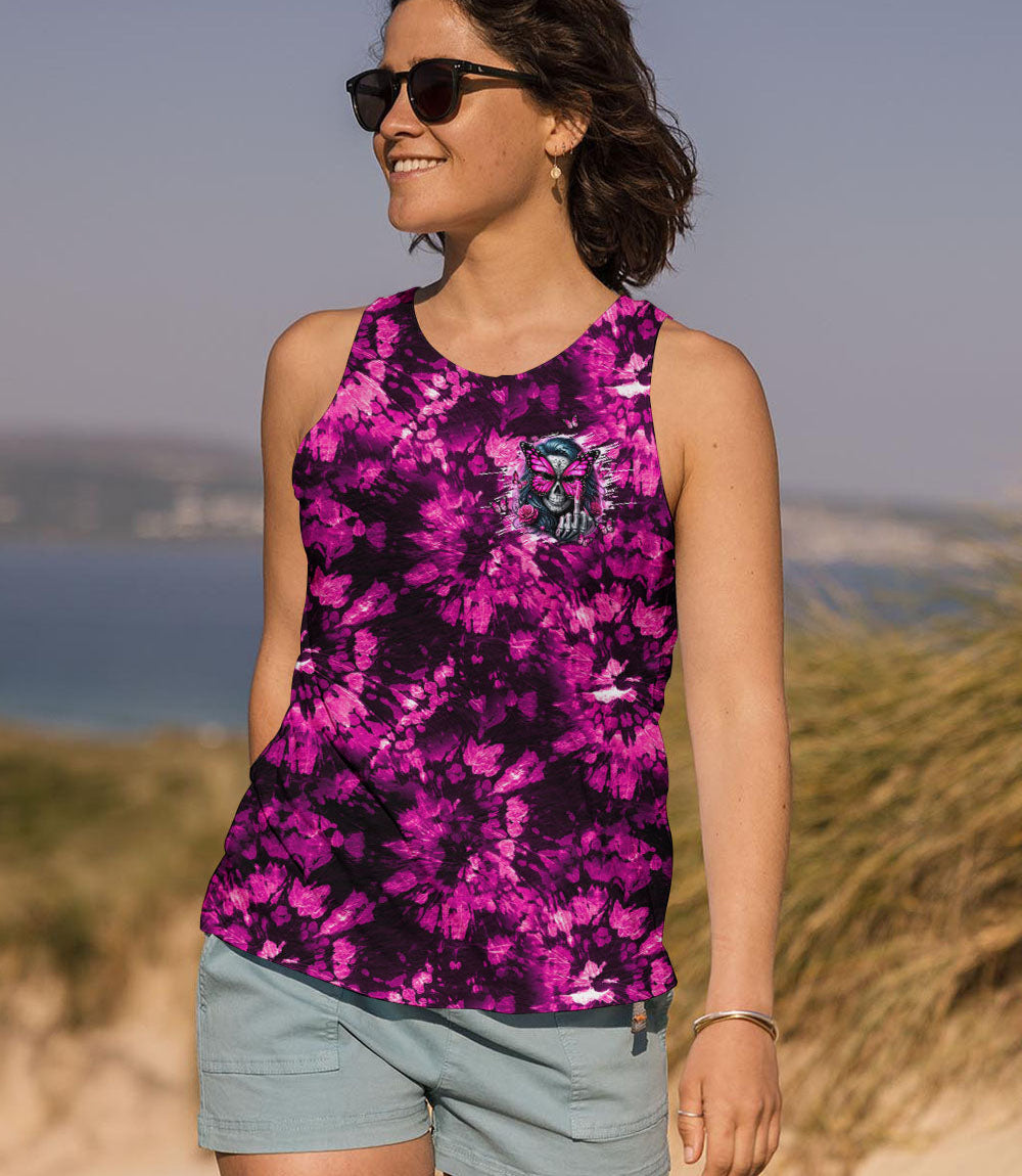 BUT DID YOU DIE MOM LIFE  SKULL LADY TIE DYE  ALL OVER PRINT - TLTW1203252