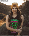 I'M NEVER ALONE SKULL DEMON LADY ALL OVER PRINT - TLTW1204251