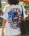 OH I PISS YOU OFF SKULL MESSY BUN ALL OVER PRINT - TLTW1704251