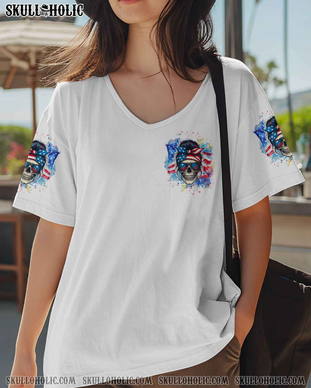 OH I PISS YOU OFF SKULL MESSY BUN ALL OVER PRINT - TLTW1704251