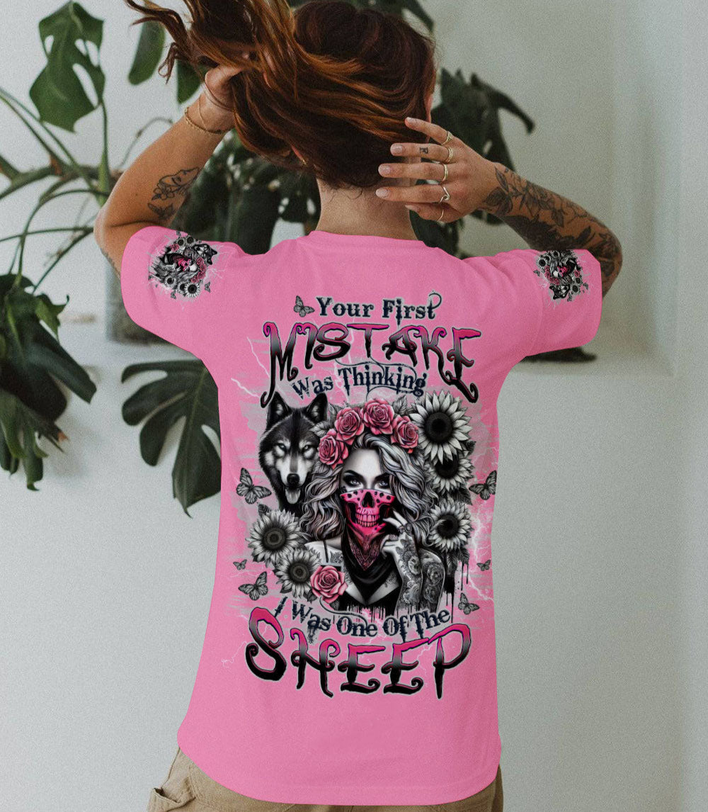 YOUR FIRST MISTAKE WOLF LADY ALL OVER PRINT  - TLTW1903254