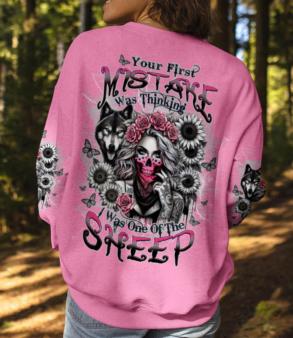 YOUR FIRST MISTAKE WOLF LADY ALL OVER PRINT  - TLTW1903254