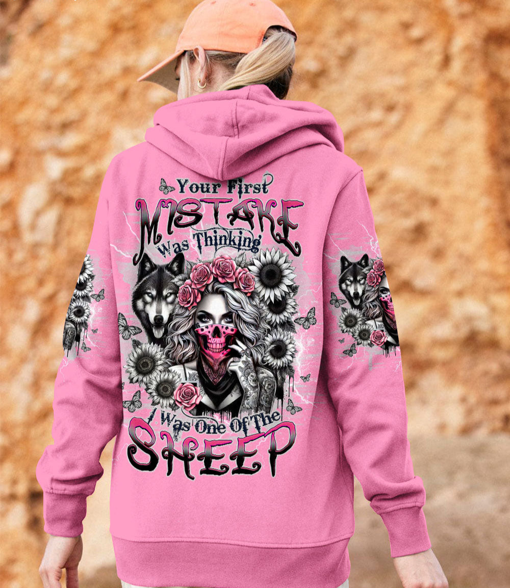 YOUR FIRST MISTAKE WOLF LADY ALL OVER PRINT  - TLTW1903254