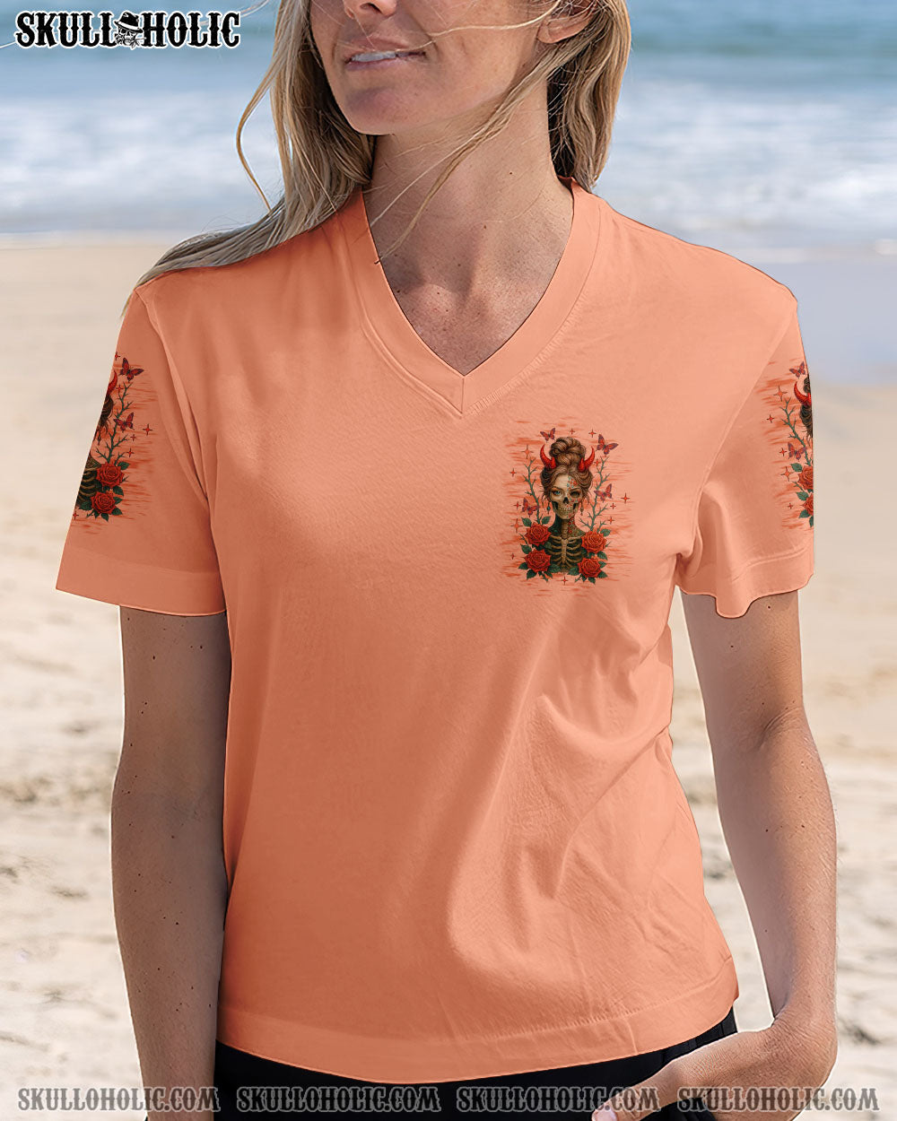 THE GOOD GIRL IN ME LADY SKULL ALL OVER PRINT  - TLTW1904251