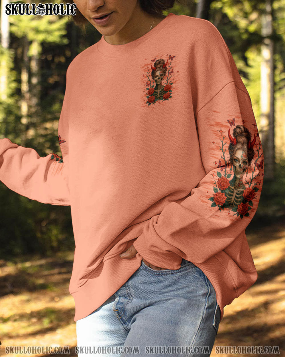 THE GOOD GIRL IN ME LADY SKULL ALL OVER PRINT  - TLTW1904251