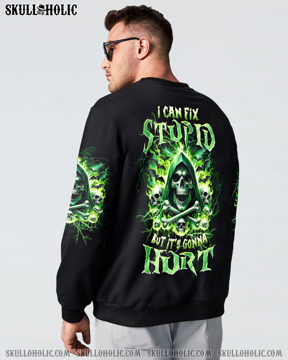 I CAN FIX STUPID BUT IT'S GONNA HURT BONES REAPER ALL OVER PRINT - TLTW1910234