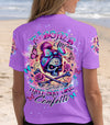 F-BOMB MOM MESSY BUN SKULL ALL OVER PRINT - TLTW2103251