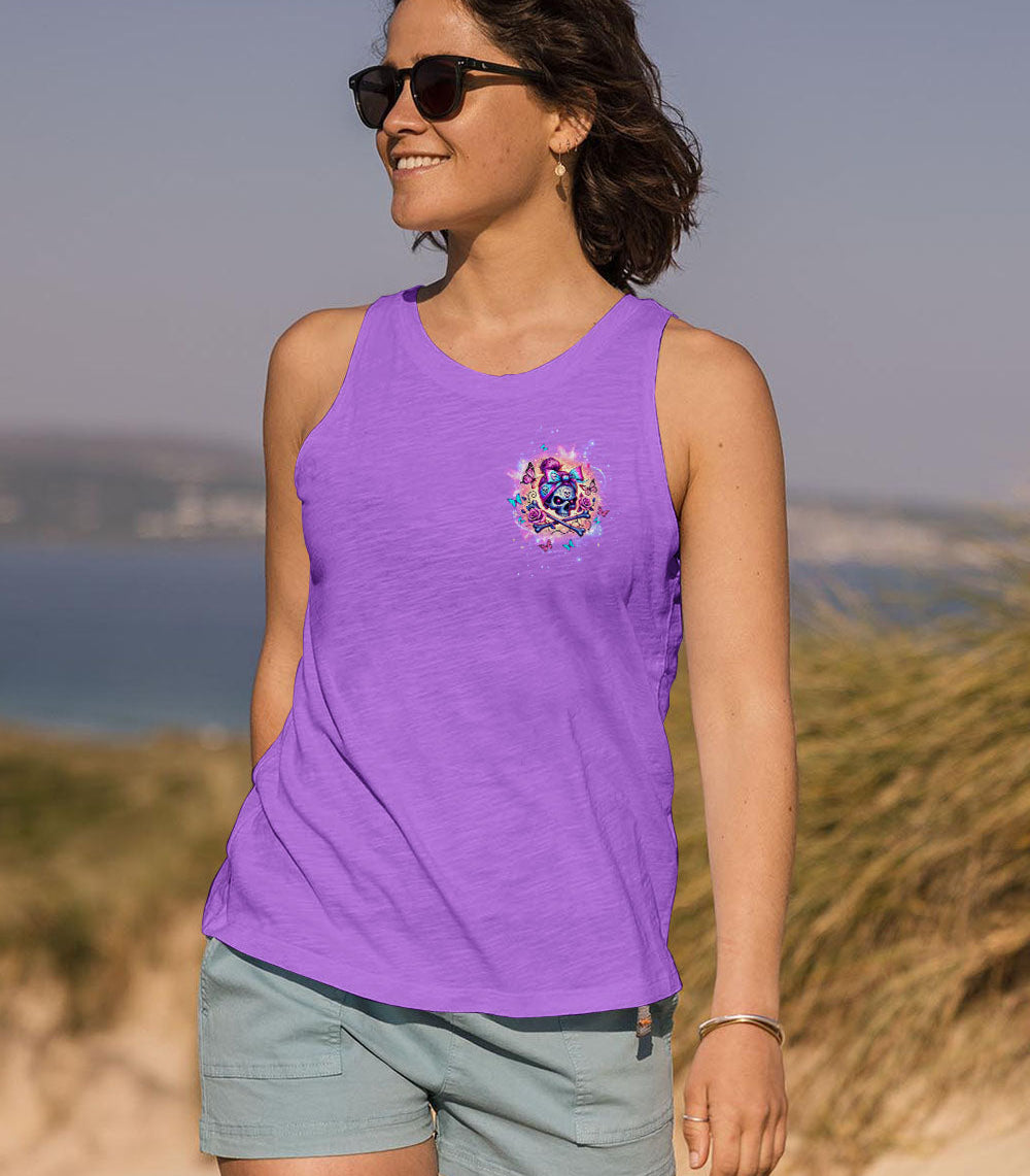 F-BOMB MOM MESSY BUN SKULL ALL OVER PRINT - TLTW2103251