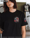 DON'T TRY TO FIGURE ME OUT SKULL ALL OVER PRINT   - TLTW2203251