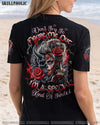 DON'T TRY TO FIGURE ME OUT SKULL ALL OVER PRINT   - TLTW2203251