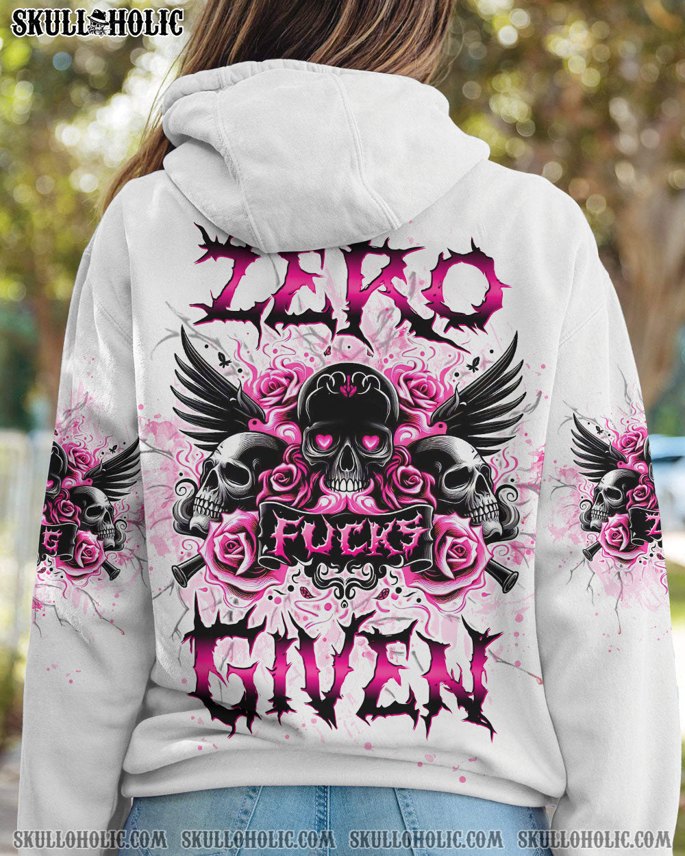 ZERO F GIVEN ROSE SKULL ALL OVER PRINT - TLTW2410241