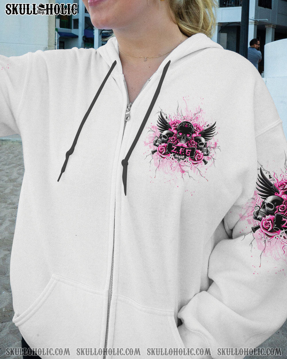 ZERO F GIVEN ROSE SKULL ALL OVER PRINT - TLTW2410241