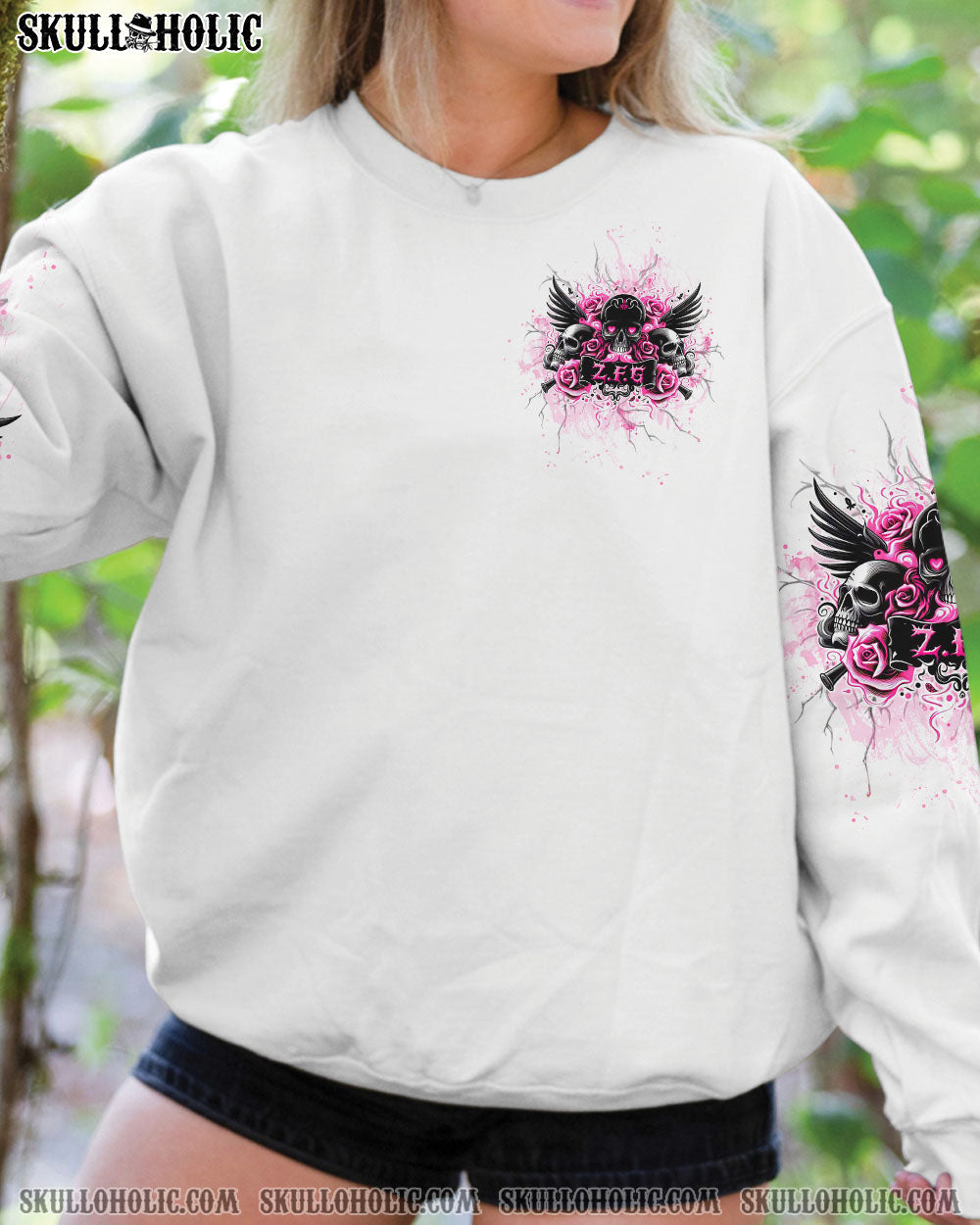 ZERO F GIVEN ROSE SKULL ALL OVER PRINT - TLTW2410241