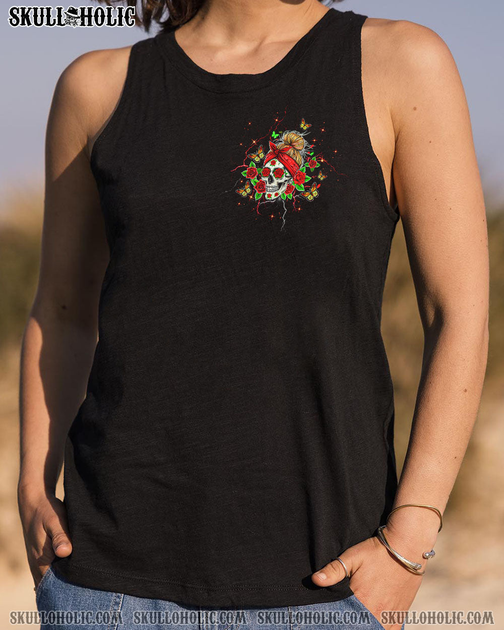 I'M A B DON'T TRY ME MESSY BUN ALL OVER PRINT  - TLTW2503252