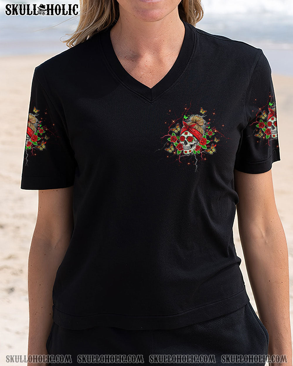 I'M A B DON'T TRY ME MESSY BUN ALL OVER PRINT  - TLTW2503252