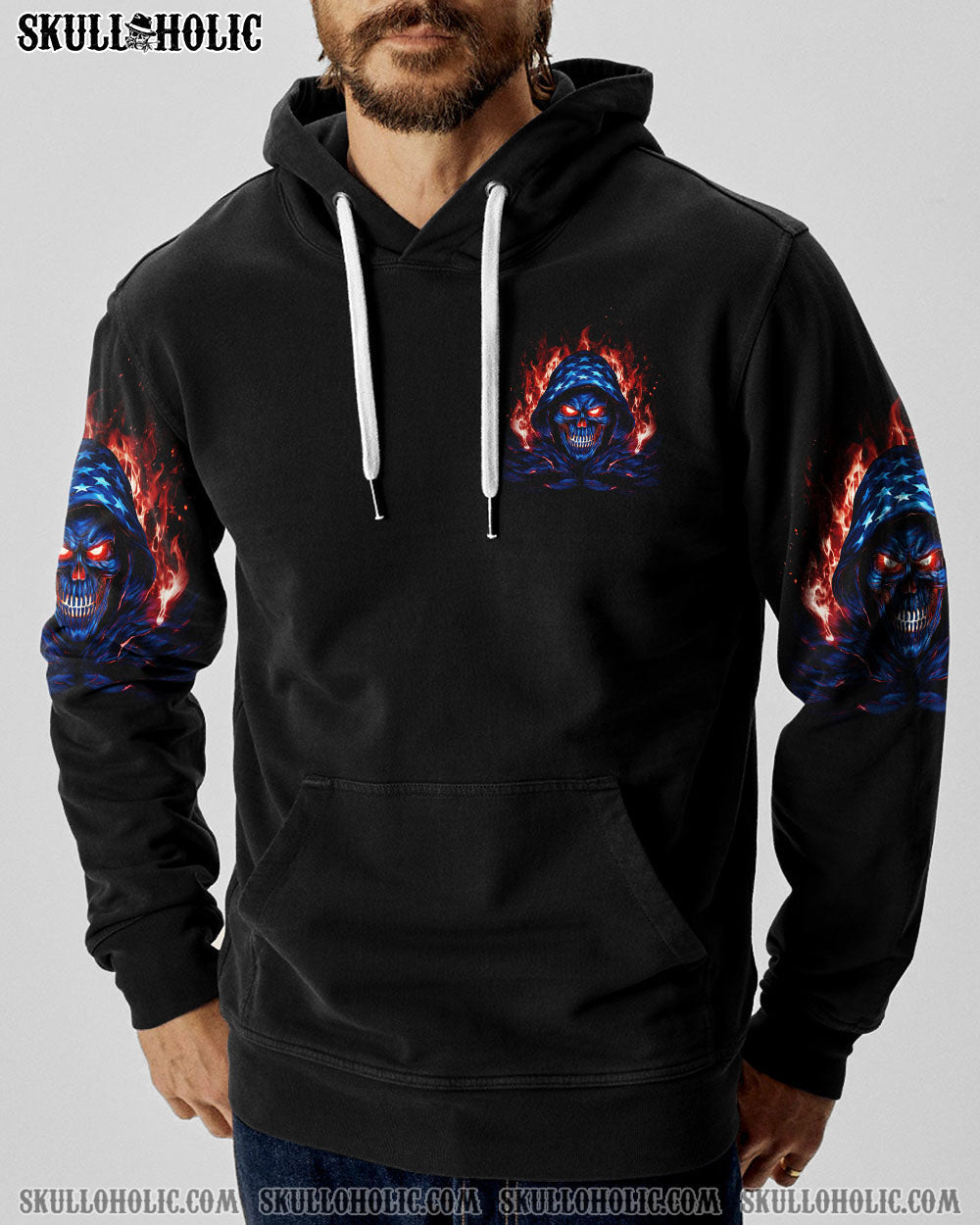I CAN FIX STUPID BUT IT'S GONNA HURT AMERICA SKULL REAPER ALL OVER PRINT - TLTW2609233