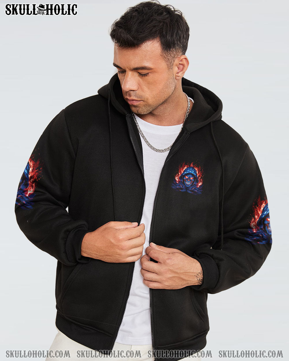 I CAN FIX STUPID BUT IT'S GONNA HURT AMERICA SKULL REAPER ALL OVER PRINT - TLTW2609233