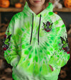 I'M A GOOD PERSON SKULL MESSY BUN TIE DYE  ALL OVER PRINT - TLTW2702251