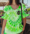 I'M A GOOD PERSON SKULL MESSY BUN TIE DYE  ALL OVER PRINT - TLTW2702251