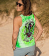 I'M A GOOD PERSON SKULL MESSY BUN TIE DYE  ALL OVER PRINT - TLTW2702251