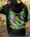 KARMA FAIRY SKULL MESSY BUN ALL OVER PRINT - TLTW2703251